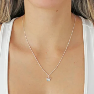 Pingente Borboleta 1 Lado Pedras